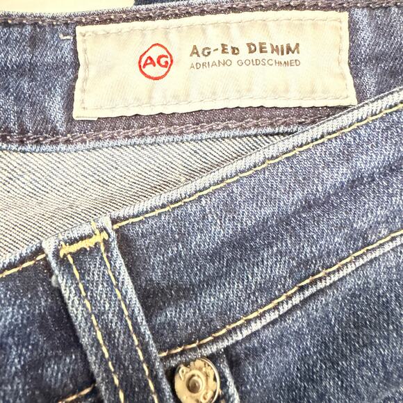 Adriano Goldschmied AG Denim The Prima Crop Jeans Cigarette Crop Mid Rise Sz 26R - Picture 9 of 11